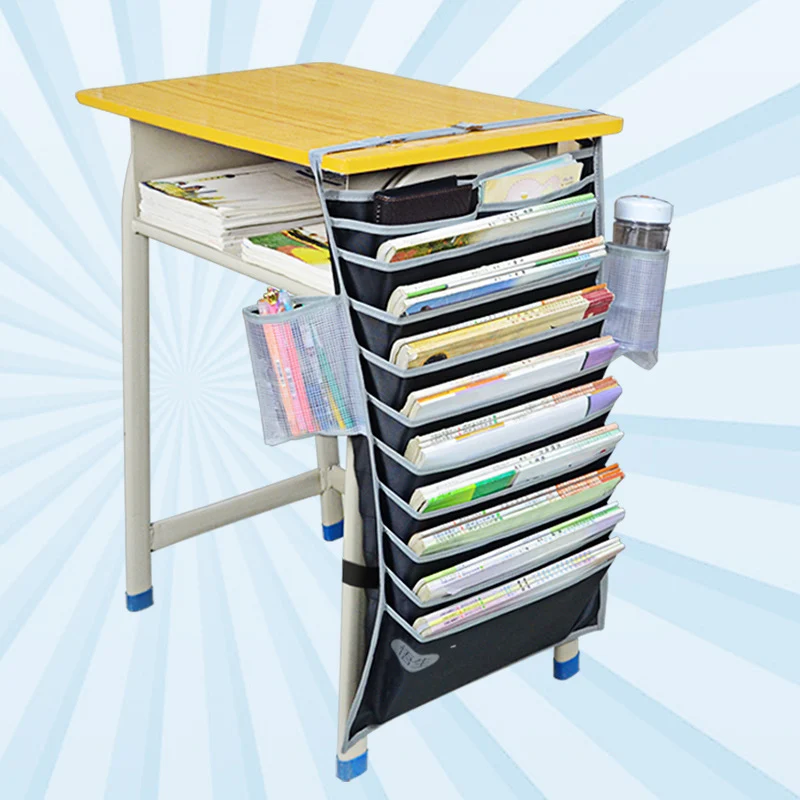 Multifunctional Class Student Book Bag Adjustable Study Book Storage Desk Pillow Bag