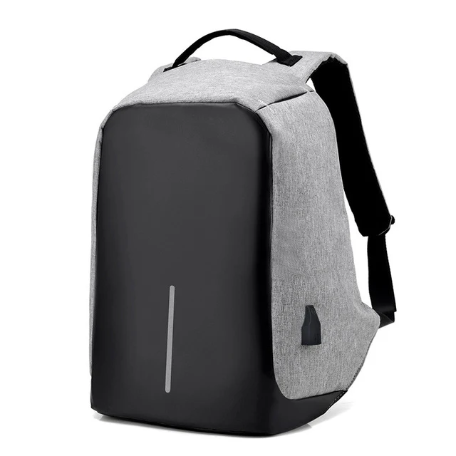 ASFULL USB Charge Organizador Anti Theft Backpack Men Travel Security Waterproof School Bags for College Teenage Laptop Backpack