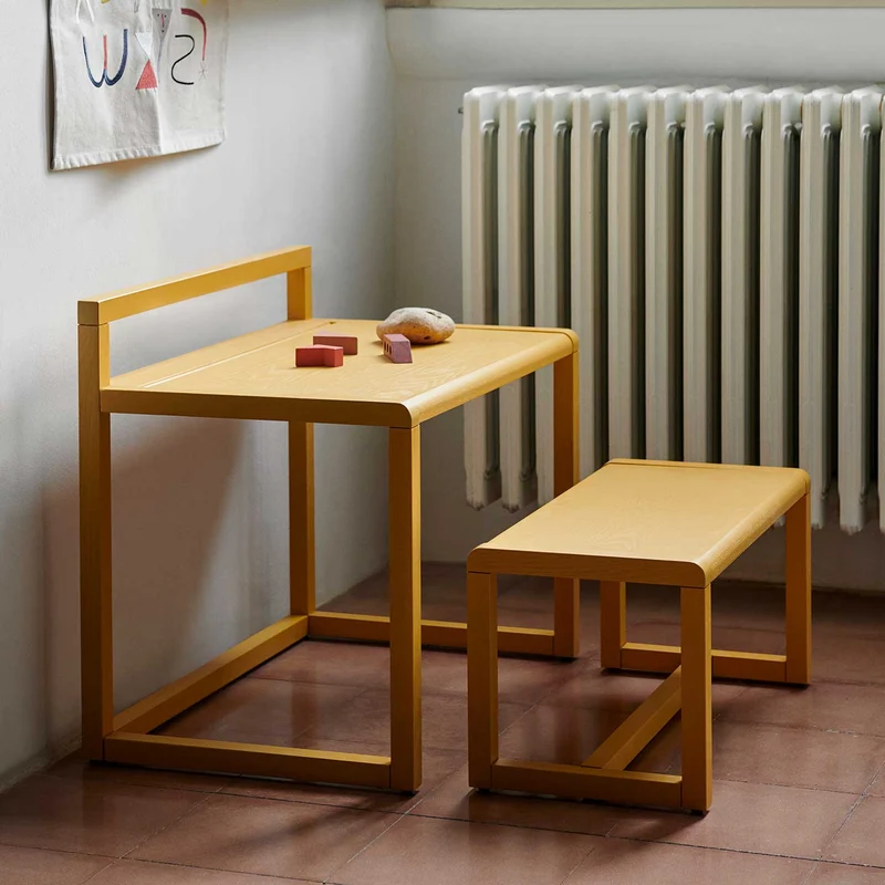 Kinderschreibtisch Little Architect Gelb - ferm LIVING