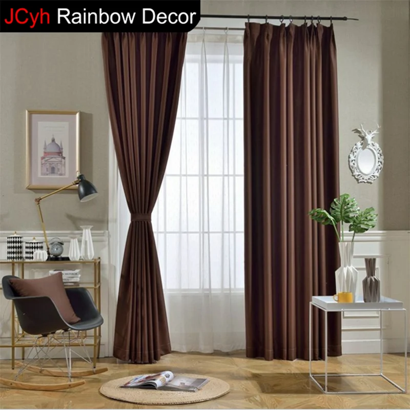 JRD modern blackout curtains for living room curtain window fabric treatments white curtains for bedroom blinds luxury cortinas