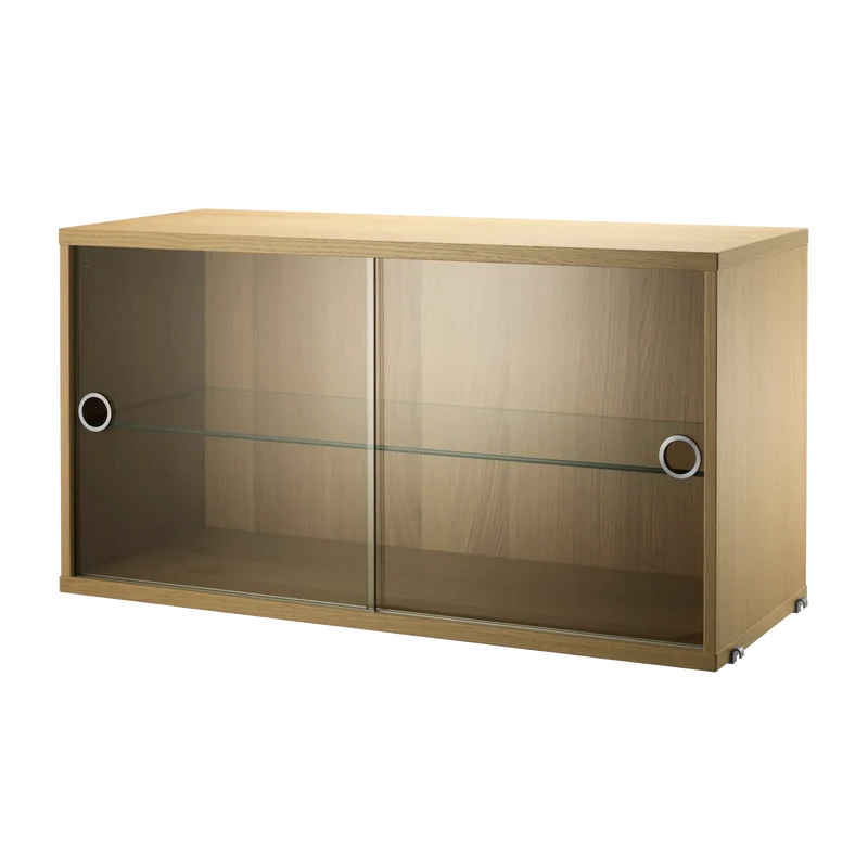 String Vitrine / Hängevitrine mit Glastüren - String Furniture