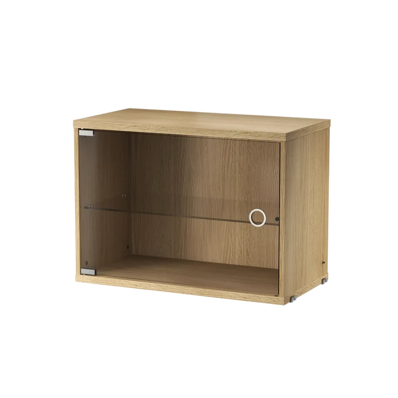 String Vitrine / Hängevitrine mit Glastüren - String Furniture