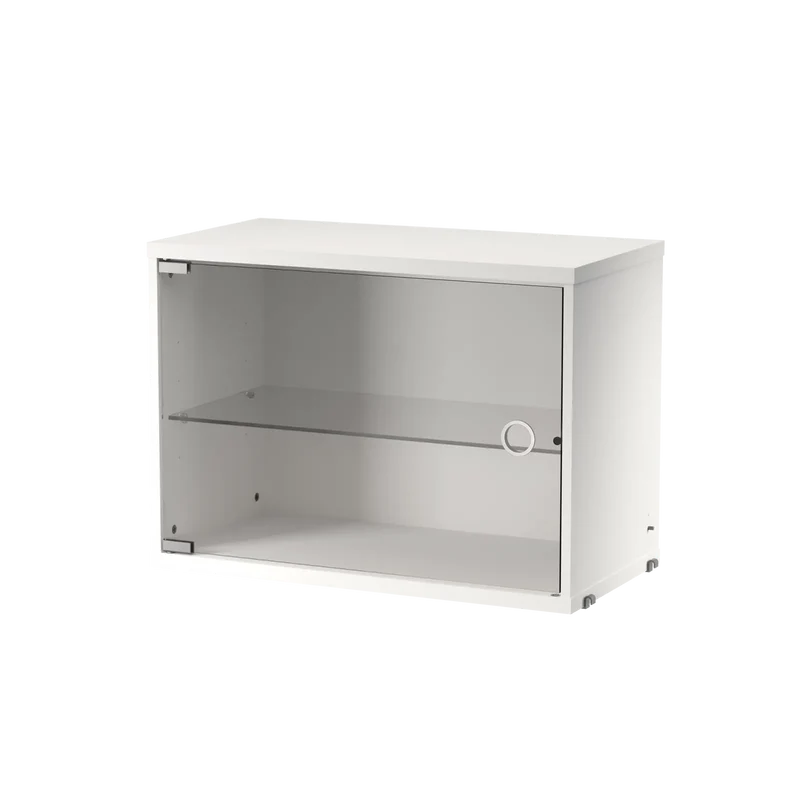 String Vitrine / Hängevitrine mit Glastüren - String Furniture