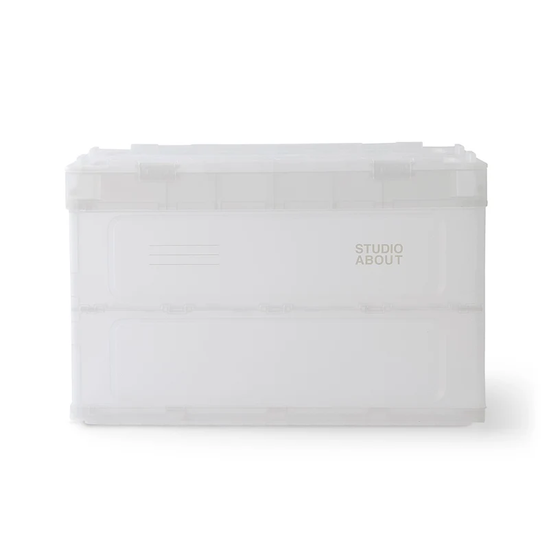 Aufbewahrungsbox “Large” Transparent | Stapelbare Box | Studio About