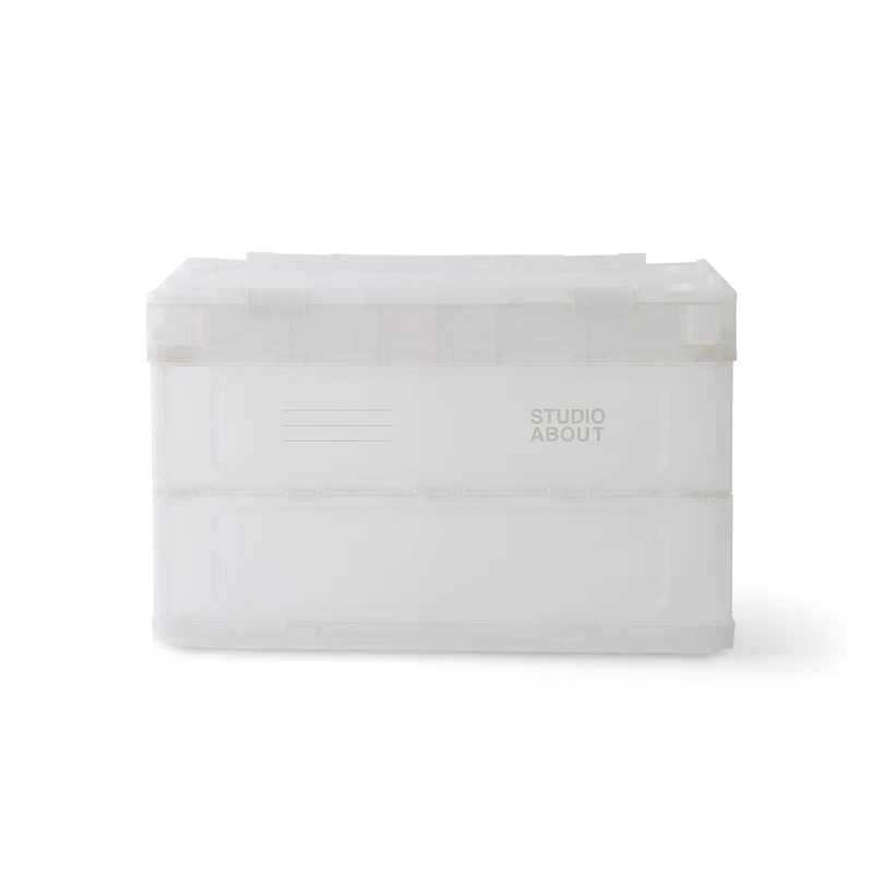 Aufbewahrungsbox “Medium” Transparent | Stapelbare Box | Studio About