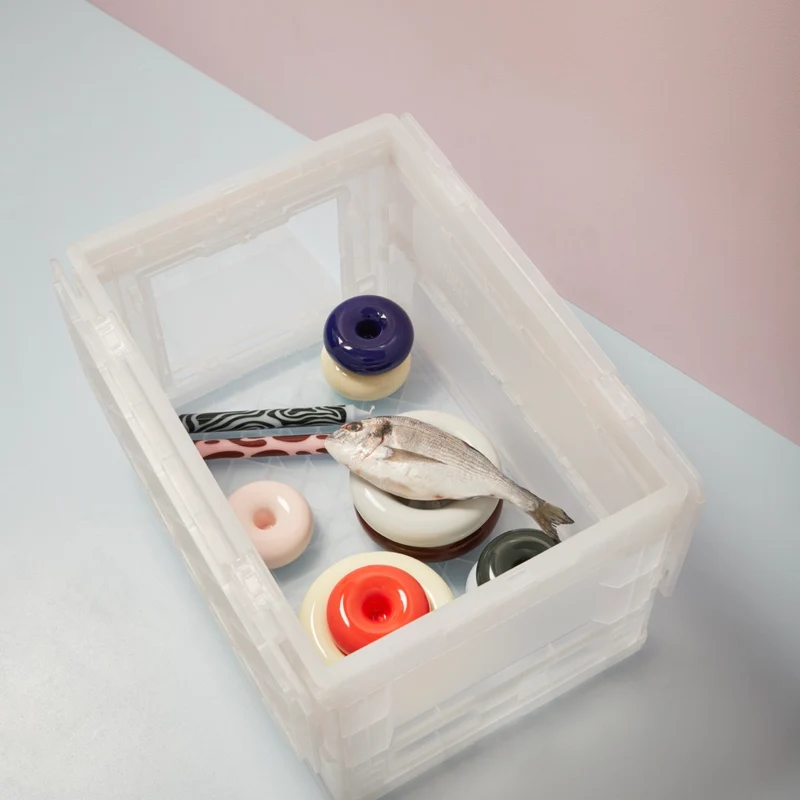 Aufbewahrungsbox “Small” Transparent | Stapelbare Box | Studio About