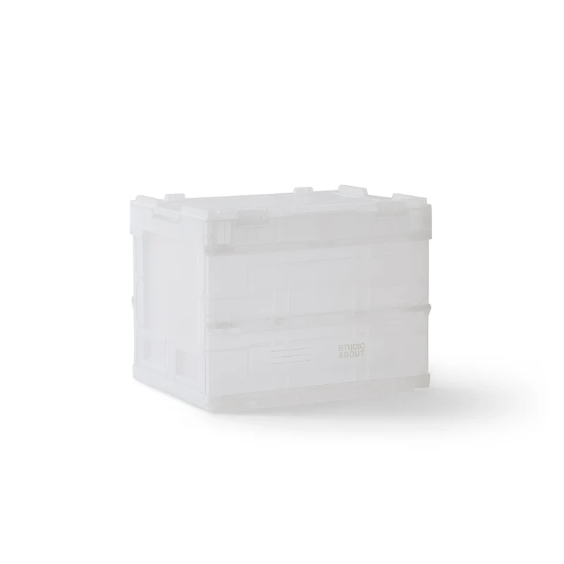 Aufbewahrungsbox “Small” Transparent | Stapelbare Box | Studio About