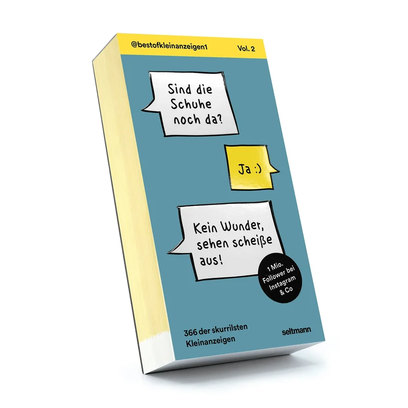 Abreißkalender “Kleinanzeigen Vol. 2” | Skurril & witzig | Seltmann Publishers