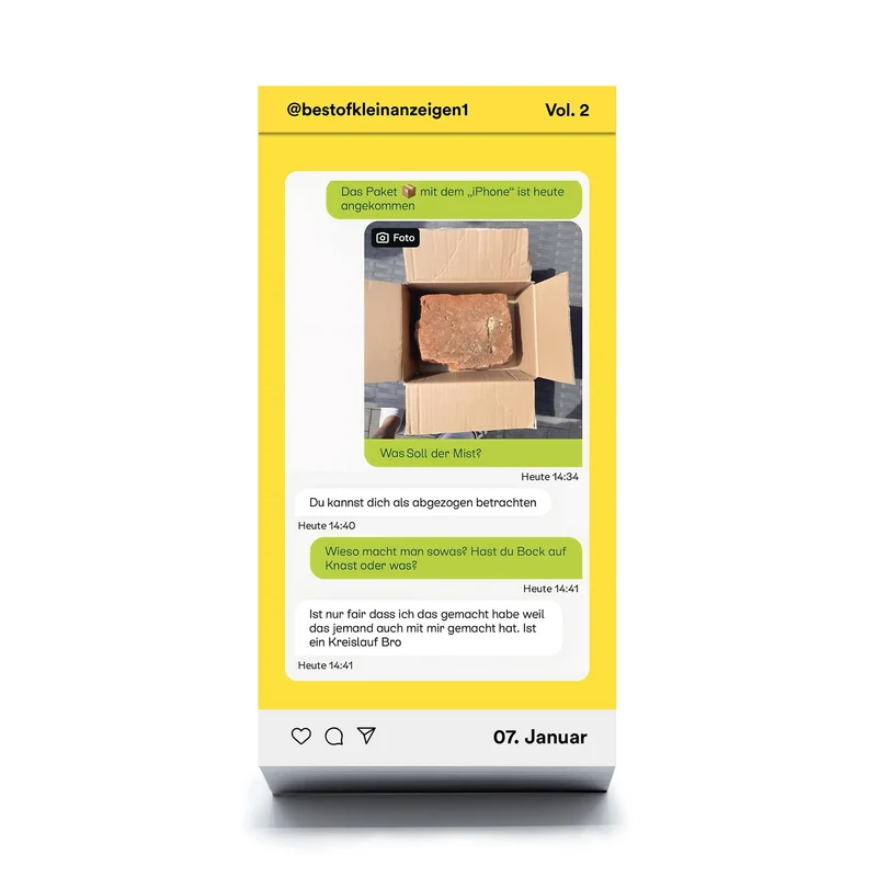 Abreißkalender “Kleinanzeigen Vol. 2” | Skurril & witzig | Seltmann Publishers