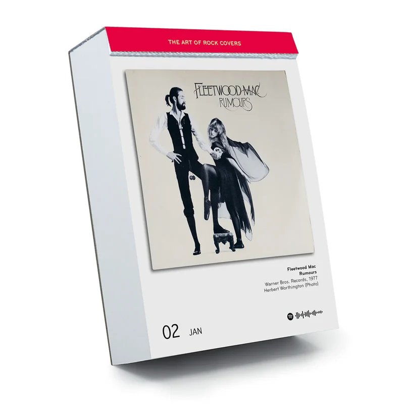 Abreißkalender “Rock Covers Vol. 1” | Rockige Coverkunst | Seltmann Publishers