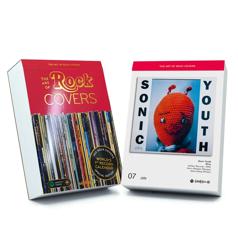 Abreißkalender “Rock Covers Vol. 1” | Rockige Coverkunst | Seltmann Publishers