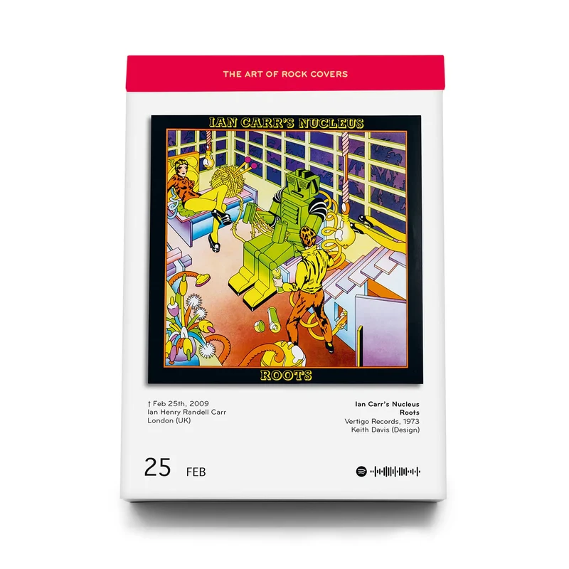 Abreißkalender “Rock Covers Vol. 1” | Rockige Coverkunst | Seltmann Publishers