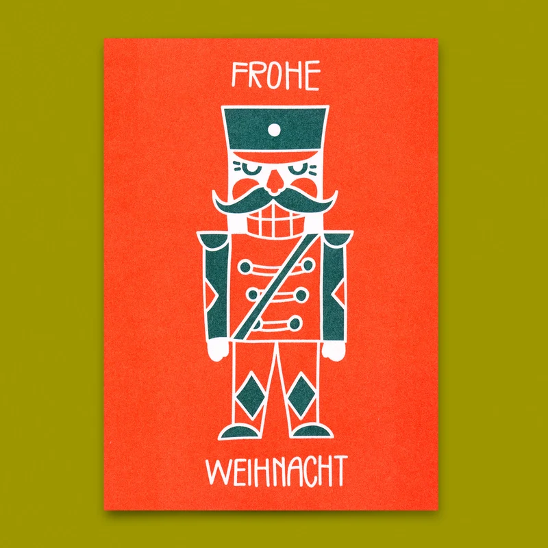 Postkarte "Nußknacker" | Besondere Postkarte zu Weihnachten