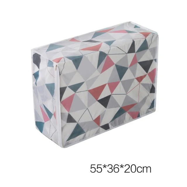 Foldable PEVA Family Save Space Organizador Clothes Divider Organiser Blanket Quilt Organizer Bed Under Closet Storage Bag