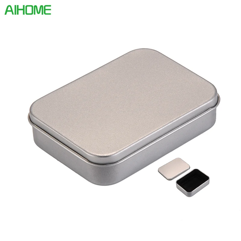 New Luxurious Silver Metal Tin Box For Oil Lighter Gift Set Case In Best Price