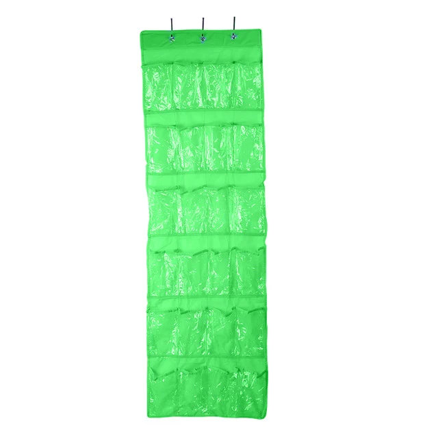 24 Pockets Storage Bag Hanging Shoes Holder Room Door Back Bags Bathroom Sundries Organizer Home Storage