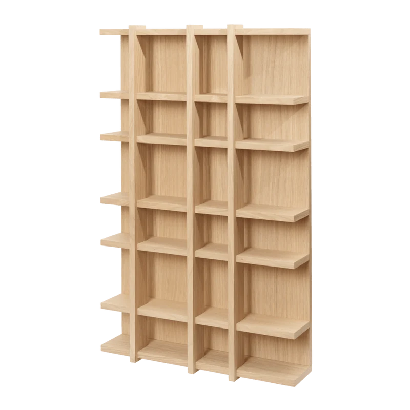 Tilem Wandregal Eiche mit Fächern - ferm LIVING