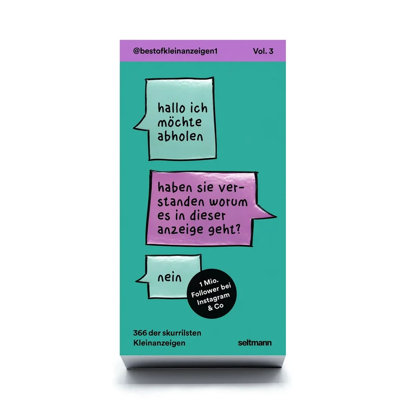 Abreißkalender “Best-Of-Kleinanzeigen Vol. 3” | Seltmann Publishers