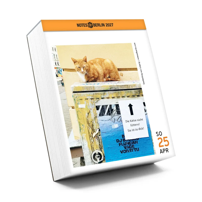 Abreißkalender “Notes of Berlin” 2027 | Berliner Notizen | Seltmann Publishers
