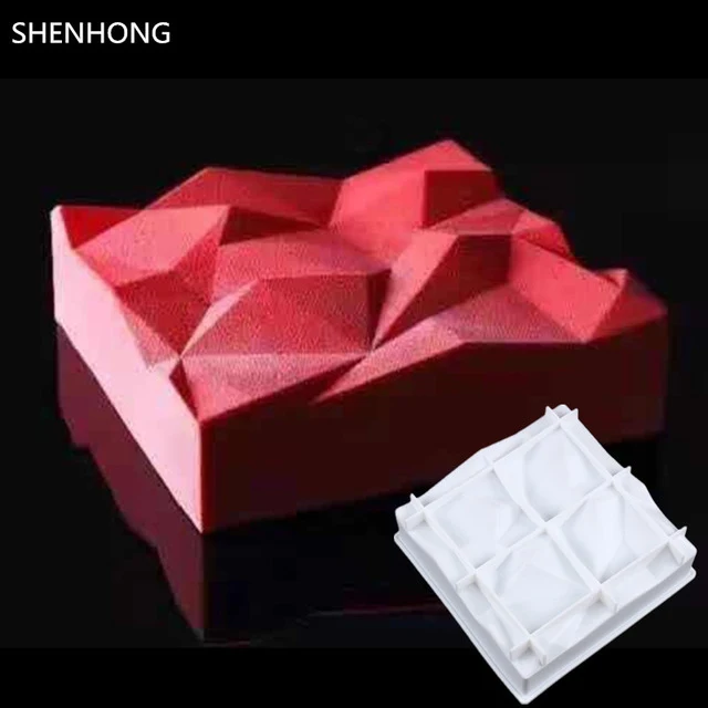 SHENHONG Silicone Cake Round Shape Baking Cake Mold For Pudding Mousse Chocolates Decorating Moulds Bakeware Tool Pan