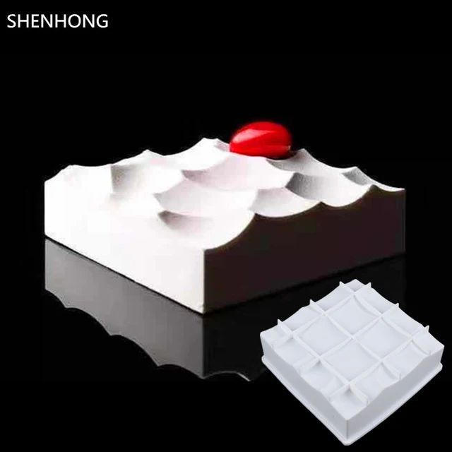 SHENHONG Silicone Cake Round Shape Baking Cake Mold For Pudding Mousse Chocolates Decorating Moulds Bakeware Tool Pan