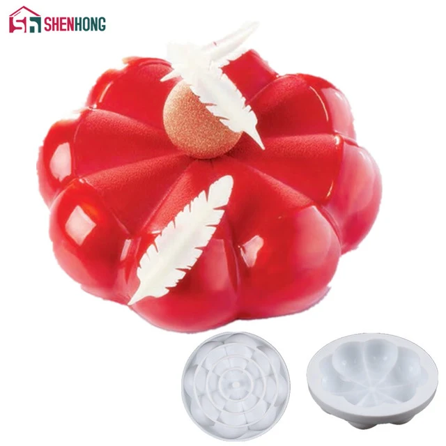 SHENHONG Silicone Cake Round Shape Baking Cake Mold For Pudding Mousse Chocolates Decorating Moulds Bakeware Tool Pan