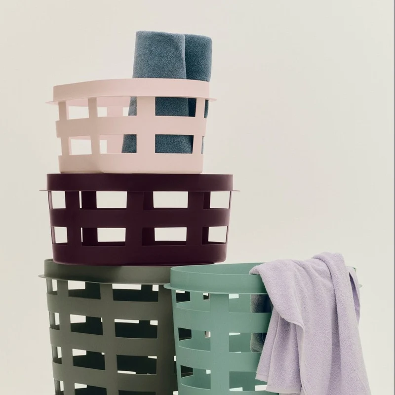 Wäschekorb Basket Pink - HAY