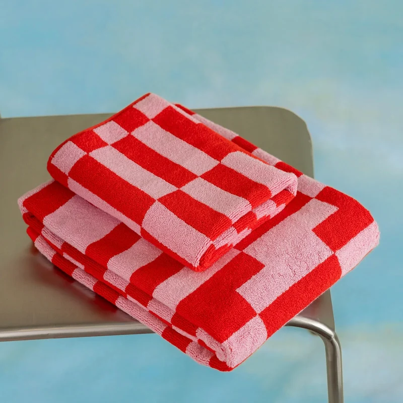 Handtuch “Mohn” 50 × 70 cm | Weiche Bio-Baumwolle | Tarta Gelatina