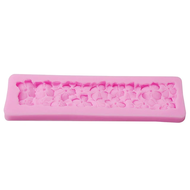 Fondant Silicone Mold Dry Pace Cake Mold Pearl Flower Pattern Silicon Mould For Fondant Cake Decorating Tools Silicone Lace Mat