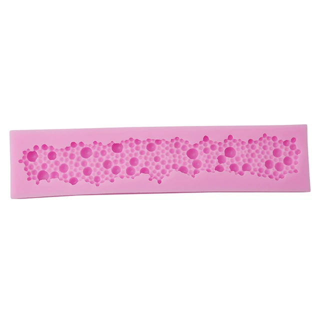 Fondant Silicone Mold Dry Pace Cake Mold Pearl Flower Pattern Silicon Mould For Fondant Cake Decorating Tools Silicone Lace Mat