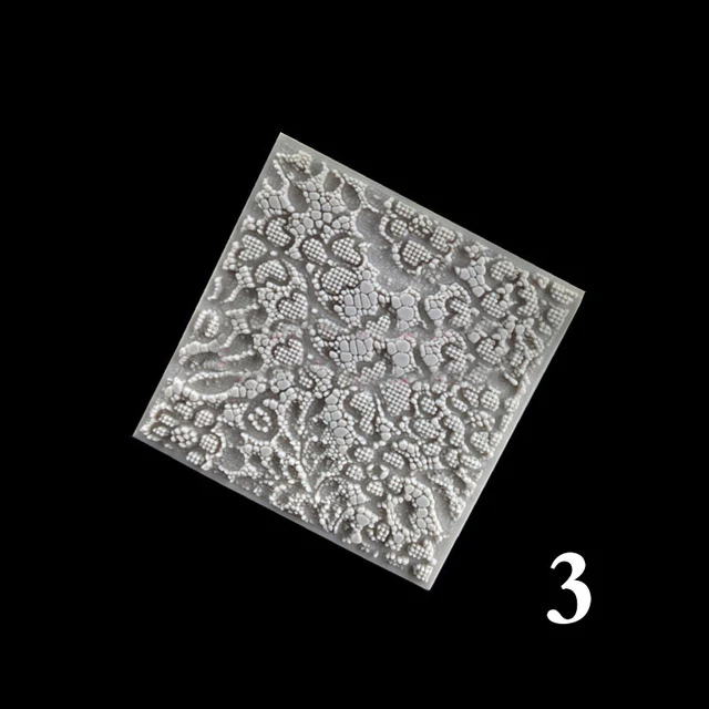 12pcs Different Type Cake pattern Texture Silicone Mold Cake Mold Silicone Baking Tools Kitchen Accessories Fondant Heart-shape