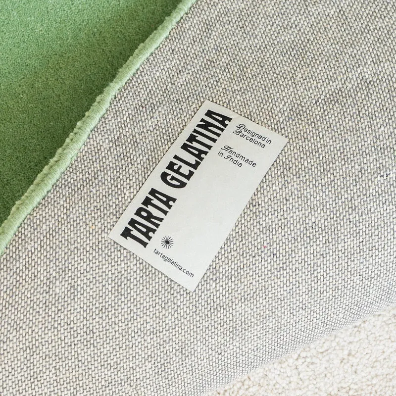 Teppich “Pasto Green” Small 60 × 100 cm | Design Teppich | Tarta Gelatina