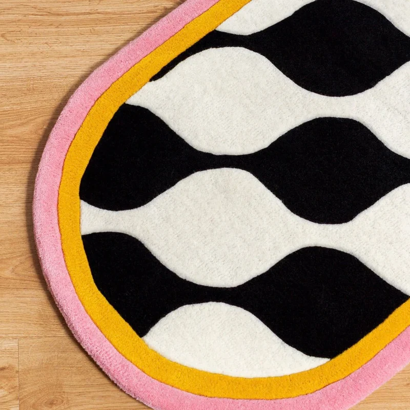 Teppich “Karo” 60 × 130 cm | Design Teppich | Tarta Gelatina