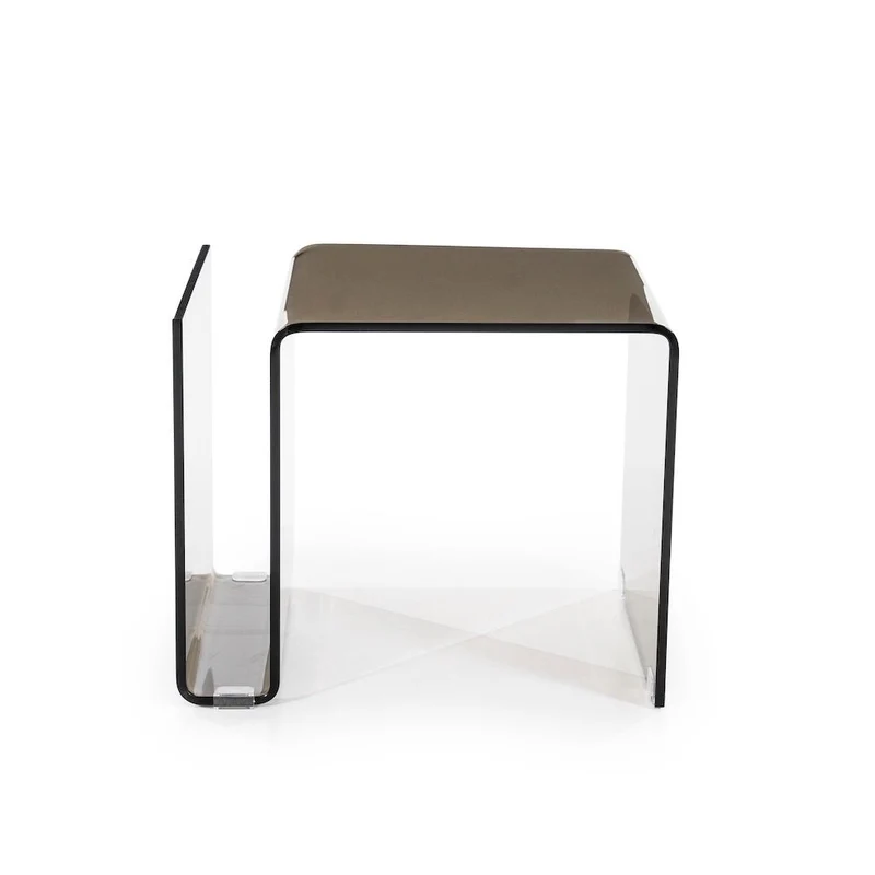 Beistelltisch Shadow Braun Glas - By-Boo