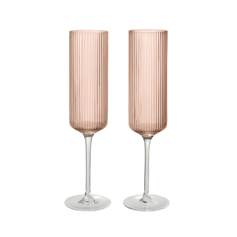 Sektgläser Ripple (2er Set) - ferm LIVING