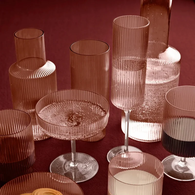 Sektgläser Ripple (2er Set) - ferm LIVING