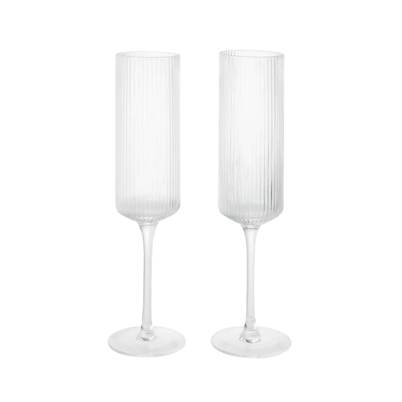 Sektgläser Ripple (2er Set) - ferm LIVING
