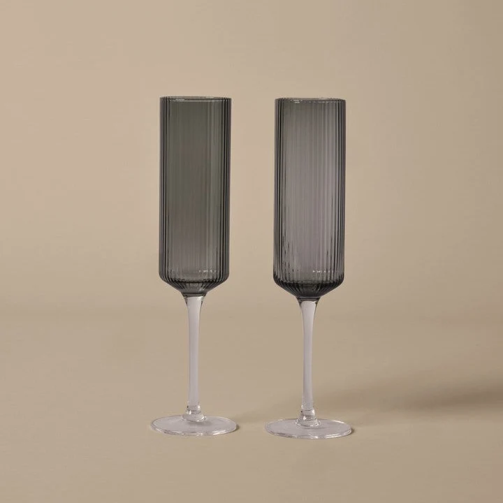 Sektgläser Ripple (2er Set) - ferm LIVING