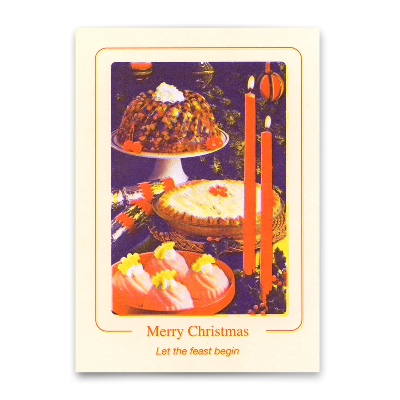 Postkarte "Christmas Feast" | Coole Karte zu Weihnachten