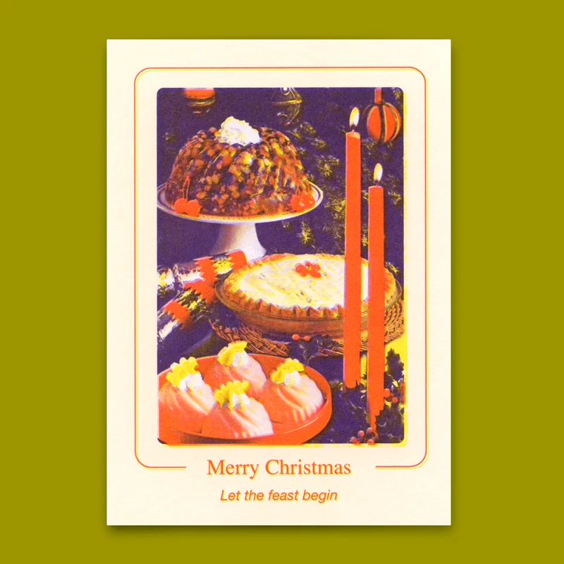 Postkarte "Christmas Feast" | Coole Karte zu Weihnachten