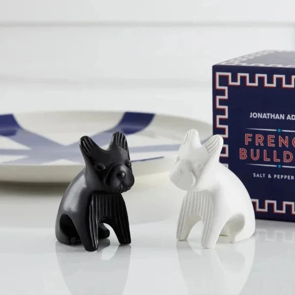 Bulldogge Salz- & Pfefferstreuer-Set - Jonathan Adler