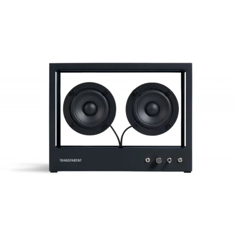 Transparent Speaker Small Schwarz - Bluetooth Lautsprecher Box