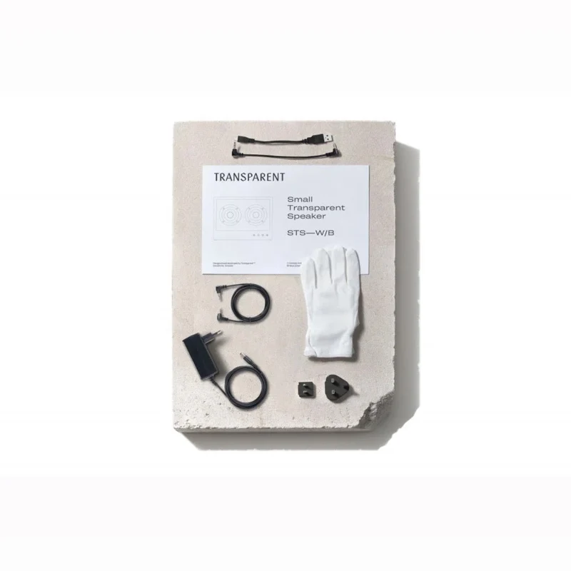Transparent Speaker Small Schwarz - Bluetooth Lautsprecher Box