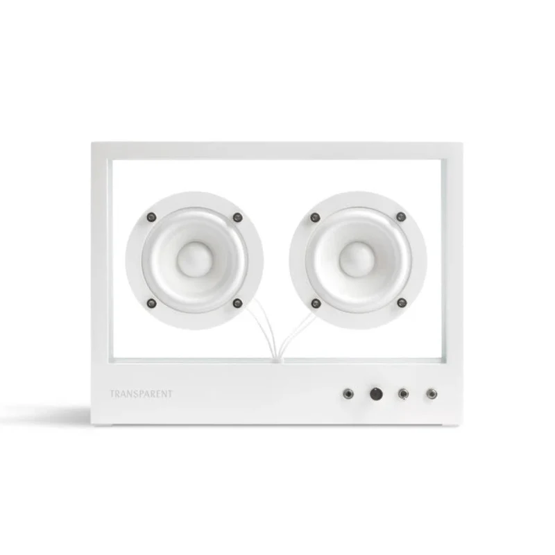 Transparent Speaker Small Weiß - Bluetooth Lautsprecher Box