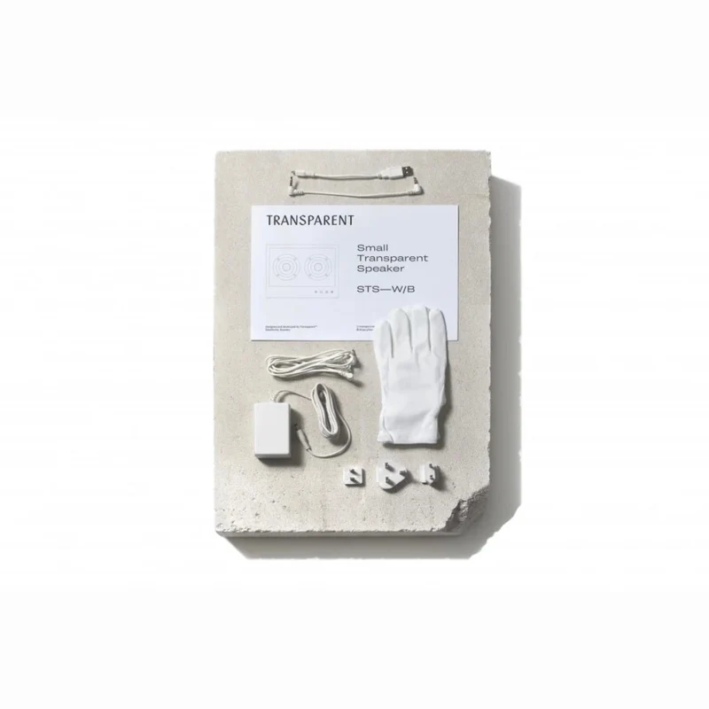 Transparent Speaker Small Weiß - Bluetooth Lautsprecher Box