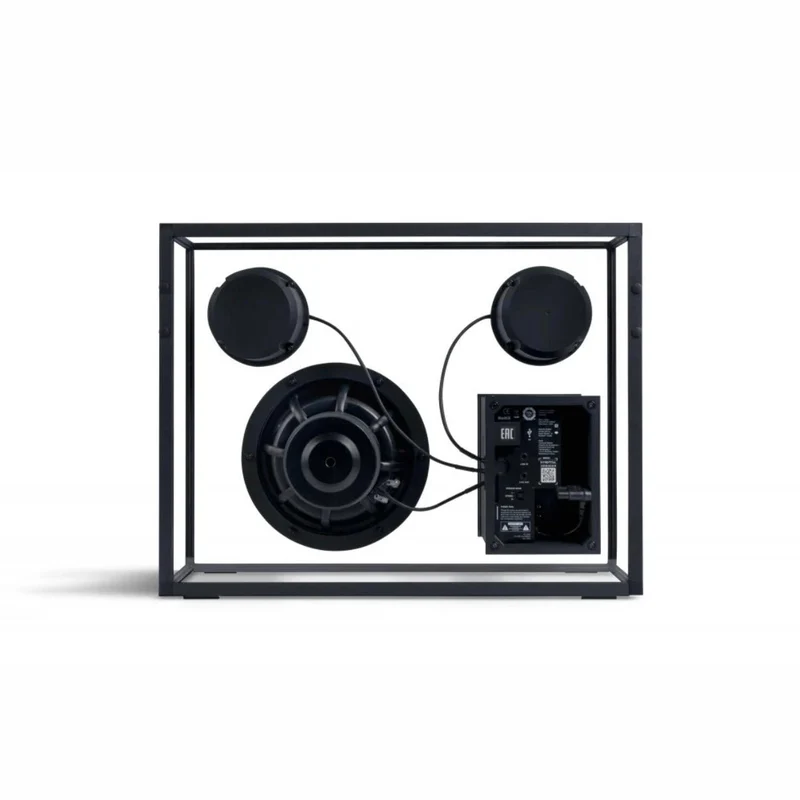 Transparent Speaker Large Schwarz - Bluetooth Lautsprecher Box
