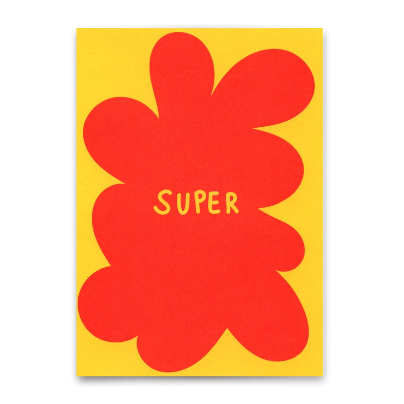 Postkarte "Super Abstrakt" | Coole Karte für jeden Anlass