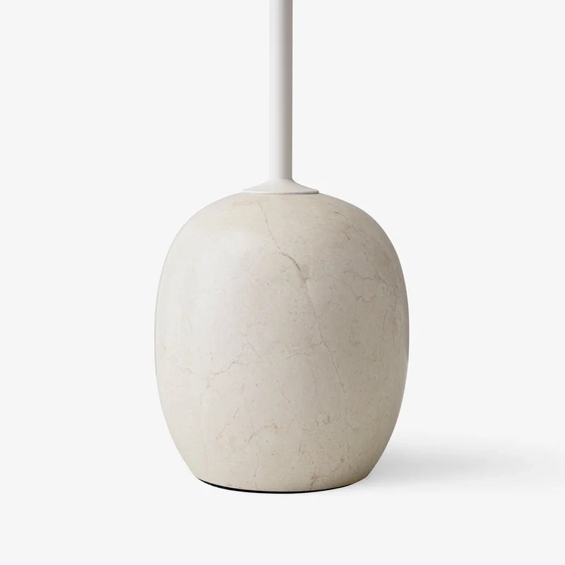 Beistelltisch Lato LN8 rund Ivory/Crema Diva - &Tradition