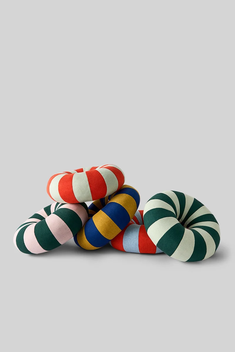 FLOAT PILLOW, BLUE/RED