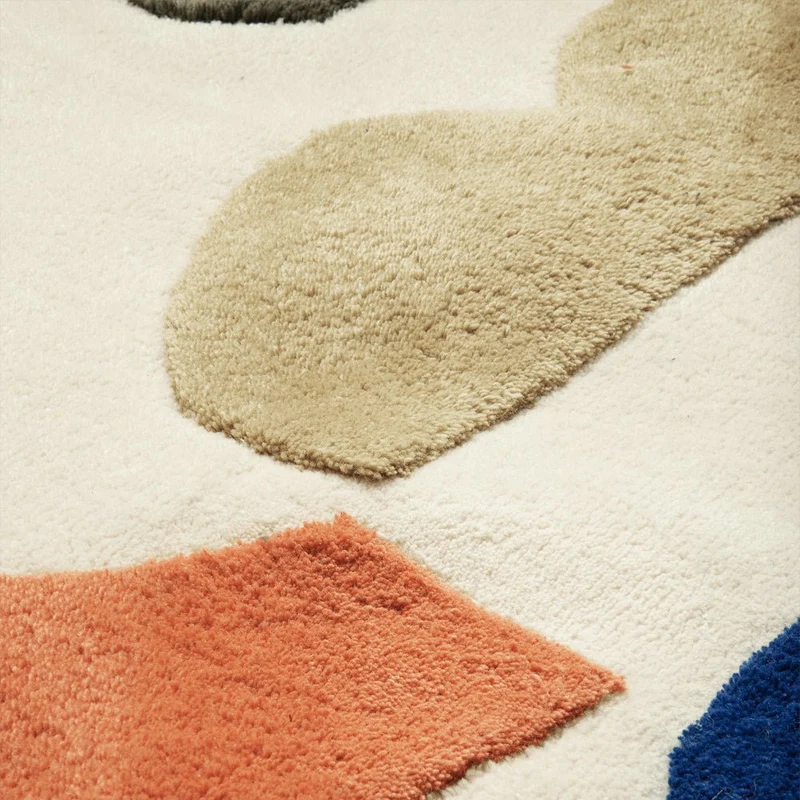 Teppich Panto Tufted Rund 70cm - ferm LIVING
